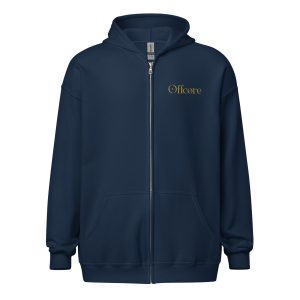 Sudadera Nueva Era con cremallera (Azul)